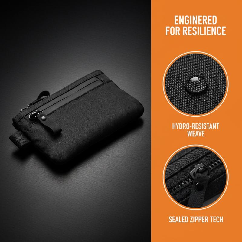 Edc Concealed Carry - Portamonete Tattico Impermeabile, Porta Carte di