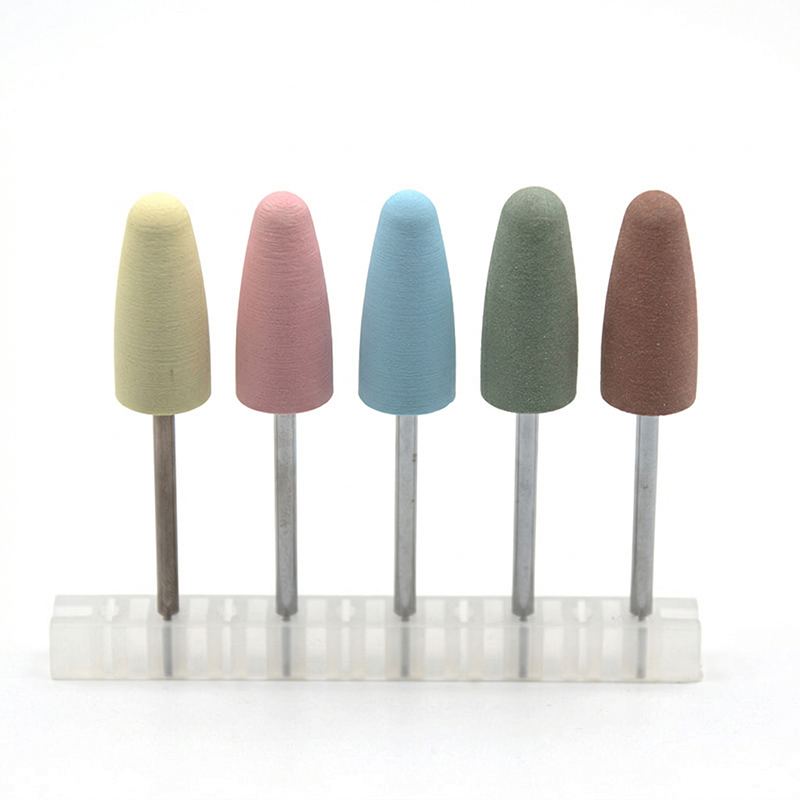 Nail File Titanium - Set di 5 punte in silicone