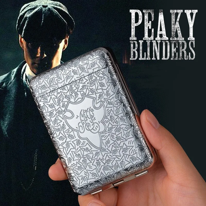 Lighter Insert Zippo - Portasigarette vintage inciso, custodia Peaky Blinders,