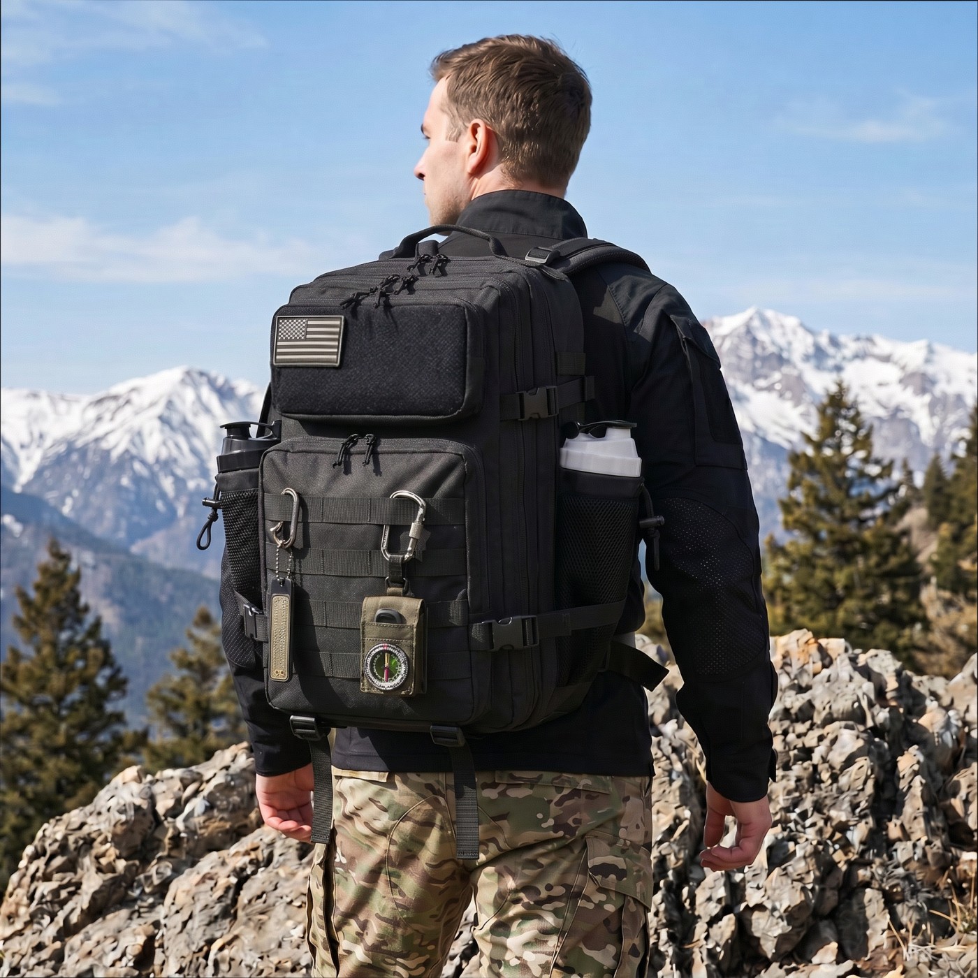 Appendix Carry Edc - Zaino Tattico da Pesca Grande Capacità