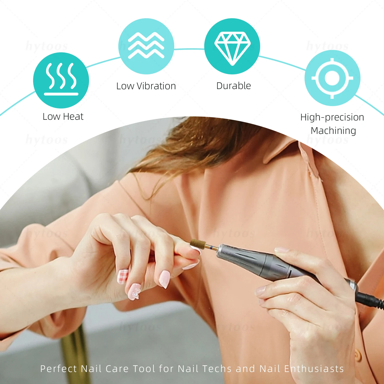 HYTOOS Set di 5 Punte per Trap - Nail File Titanium recensione e prezzo