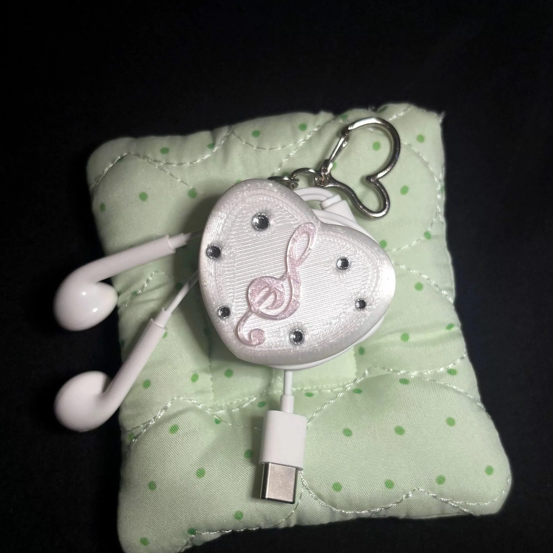 Nuova Borsa Porta Cuffie con C - Cable Winder Keychain recensione e prezzo